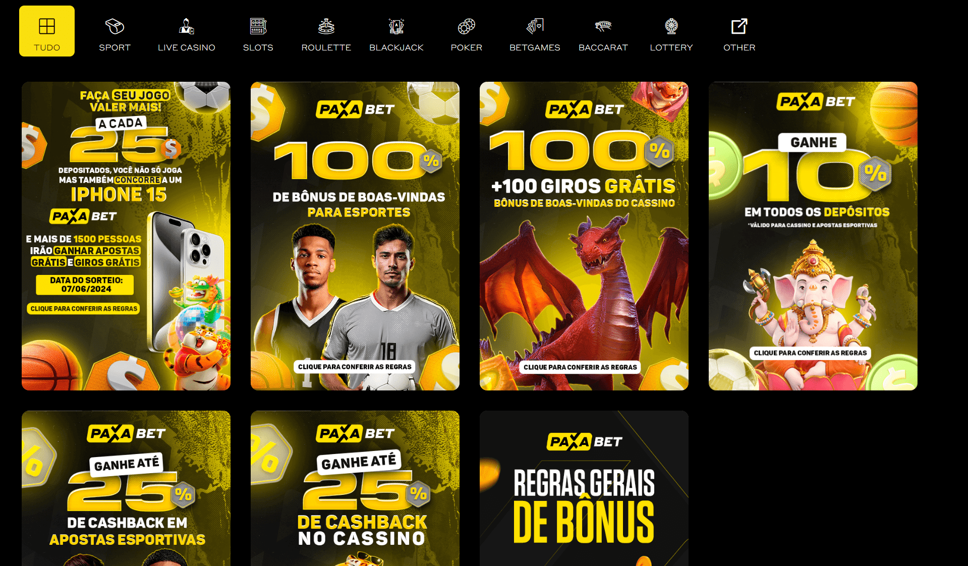  Promoção Paxabet