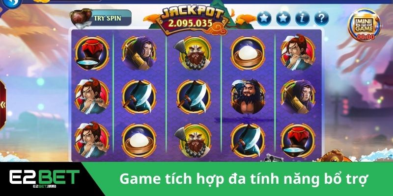 Kho Báu Tứ Linh - Game Quay Hũ Đổi Thưởng Siêu HOT Tại E2BET 3 Game tích hợp đa tính năng bổ trợ